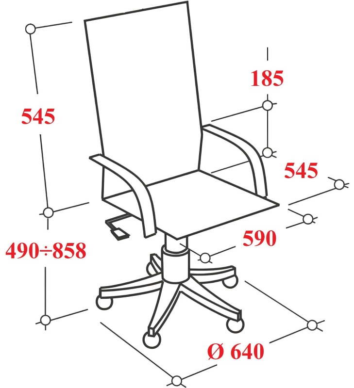 Кресло VB_Бюрократ Wise серый сетка/ткань с подголов