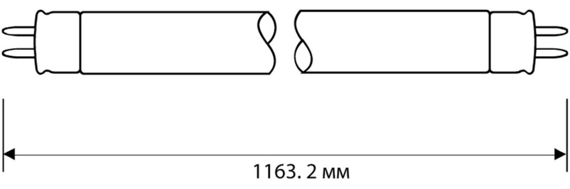 Лампа люминесцентная Camelion FT5-28W/54, 6500K, 3335