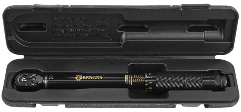 Ключ динамометрический 1/4 5-25 Нм, щелчкового типа BERGER BG2155
