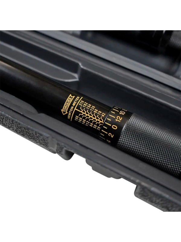 Ключ динамометрический с набором головок 13 пр.1/2 28-210 Нм BERGER BG2370