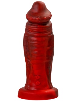 Силиконовый вибратор Monster Saur - 20 см.