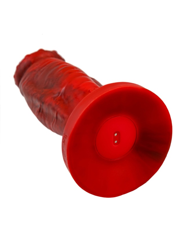 Силиконовый вибратор Monster Saur - 20 см.