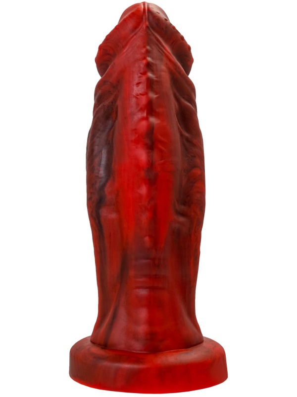 Силиконовый вибратор Monster Saur - 20 см.