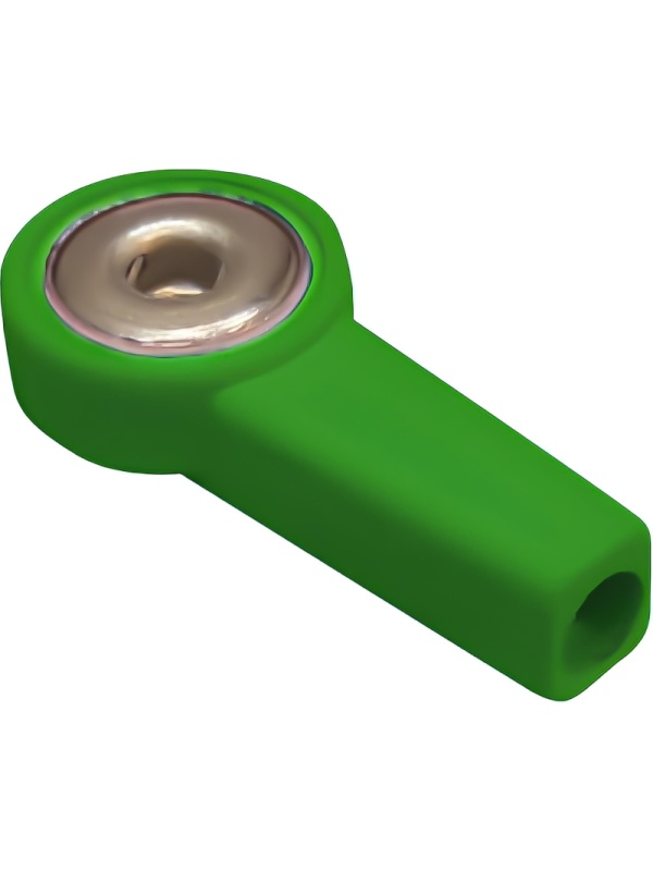 Переходник-адаптер, 4мм-кнопка, зеленый, PG-922/4TV, Fiab 10шт/уп