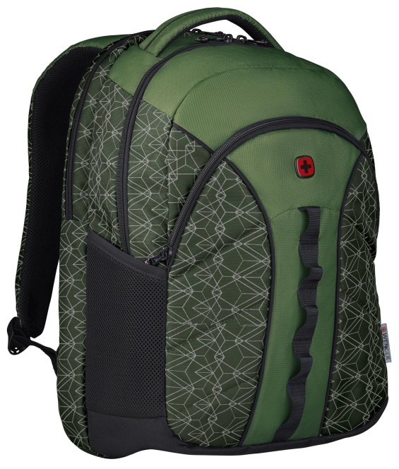 Рюкзак WENGER Sun 16'', зел. светоотражающий принт полиэстер 35x27x47см 27л