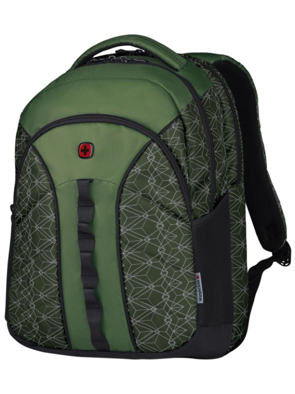 Рюкзак WENGER Sun 16'', зел. светоотражающий принт полиэстер 35x27x47см 27л