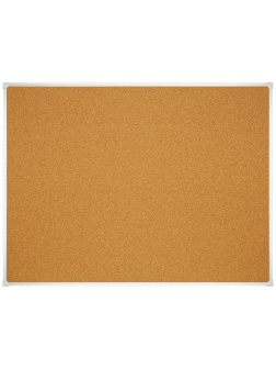 УЦЕНКА - Доска пробковая OfficeSpace, 90*120см, алюминиевая рамка