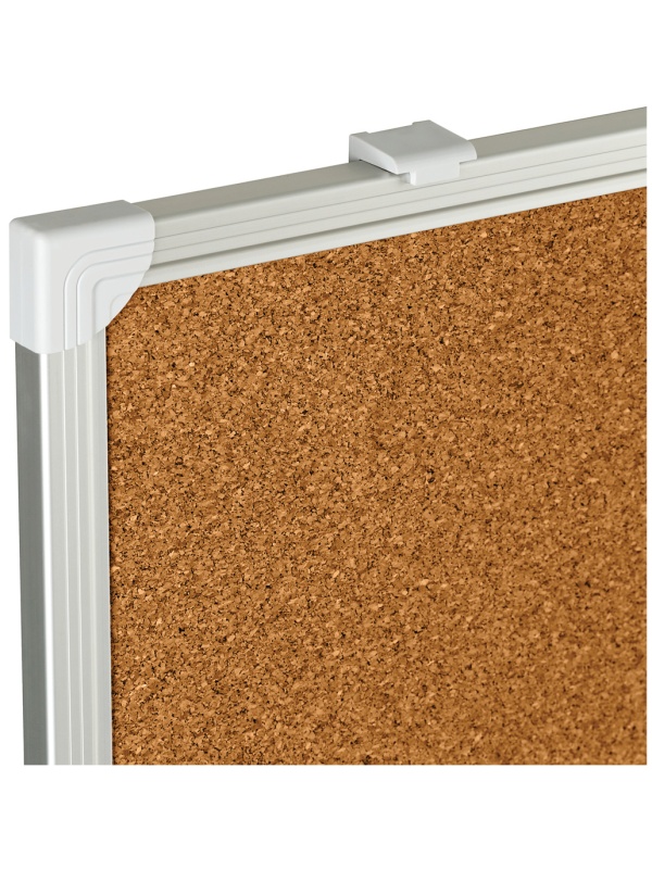 УЦЕНКА - Доска пробковая OfficeSpace, 90*120см, алюминиевая рамка