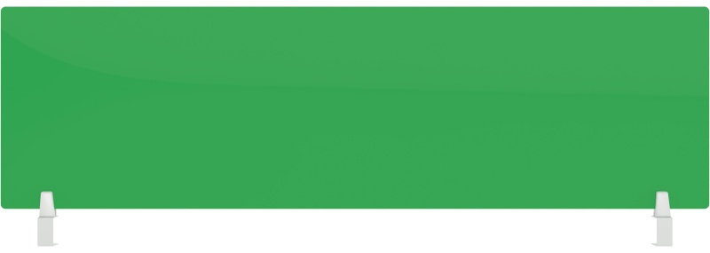 Экран BSL_Акриловый на струбцине, 1400x400x3 Зеленый глухой