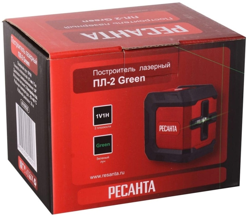 Построитель лазерных плоскостей ПЛ-2 Green Ресанта (61/10/535)