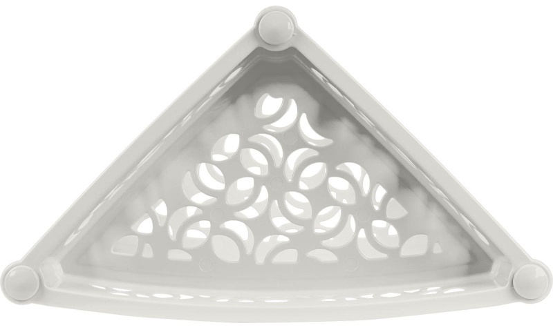 Этажерка PR_Keeplex Light на колесиках 4х секцион. угловая белое облако