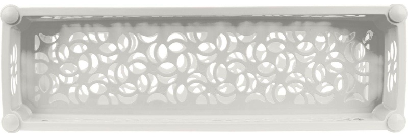 Этажерка PR_Keeplex Light на колесиках 4х секцион. длинная белое облако