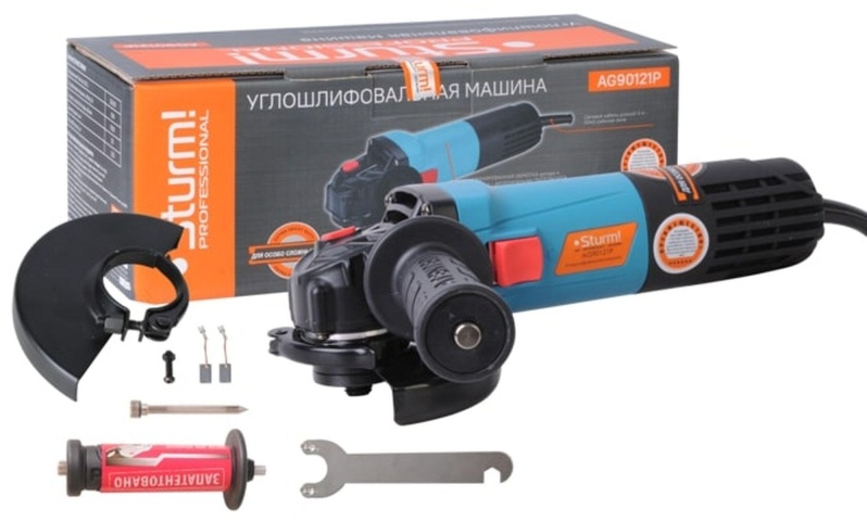Шлифмашина угловая Sturm! ПРОФИ, 125мм, 1200Вт, 11000об/мин,  AG90121P