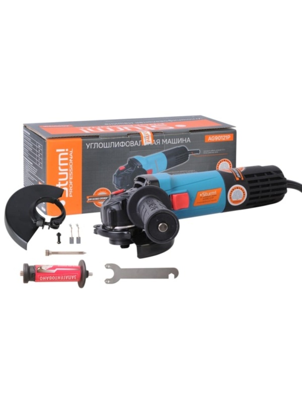 Шлифмашина угловая Sturm! ПРОФИ, 125мм, 1200Вт, 11000об/мин,  AG90121P