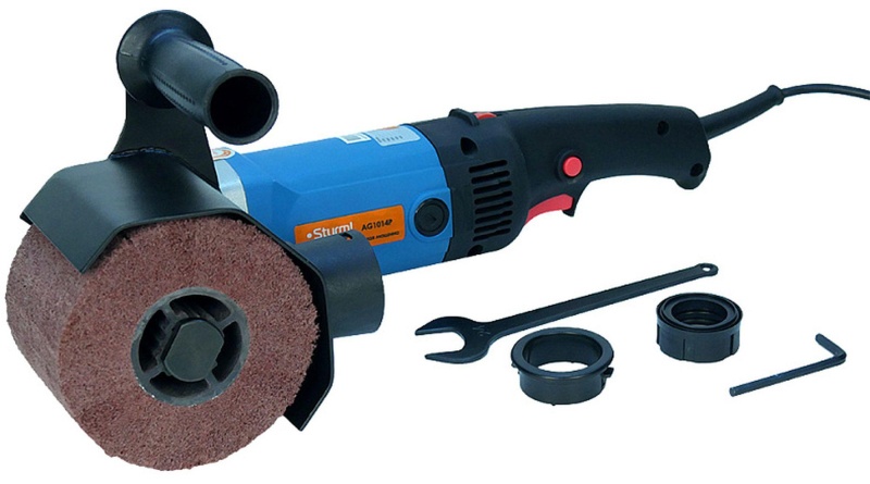 Шлифмашина щеточная Sturm! ПРОФИ, 1400Вт, 120мм AG1014P