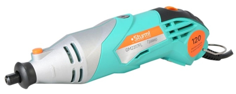 Гравер Sturm!, 170Вт, 8000-32000 об/мин, гибкий вал, подсветка GM2317FL
