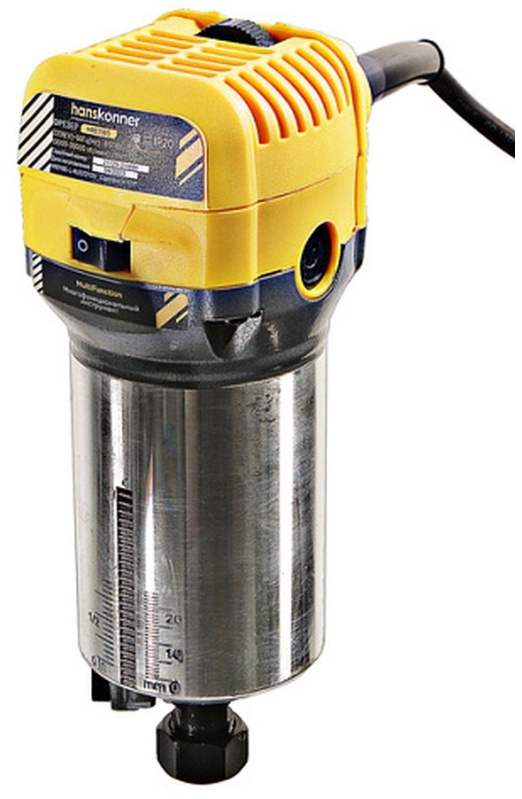 Фрезер Hanskonner, 850Вт, цанга 6-8мм, 10000-30000об/мин, 3 базы HRE1185