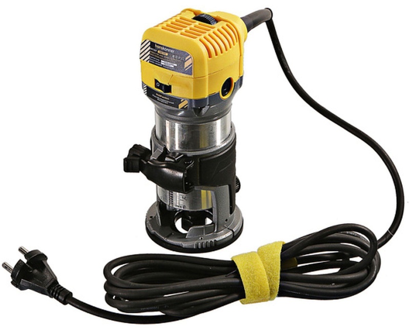 Фрезер Hanskonner, 850Вт, цанга 6-8мм, 10000-30000об/мин, 3 базы HRE1185