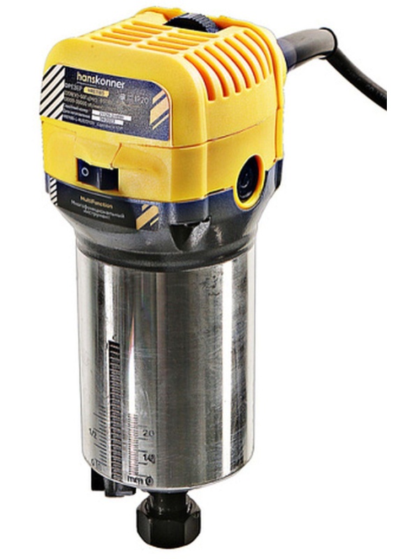 Фрезер Hanskonner, 850Вт, цанга 6-8мм, 10000-30000об/мин, 3 базы HRE1185