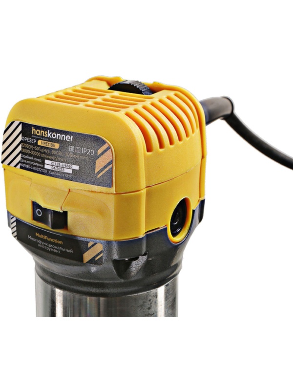 Фрезер Hanskonner, 850Вт, цанга 6-8мм, 10000-30000об/мин, 3 базы HRE1185