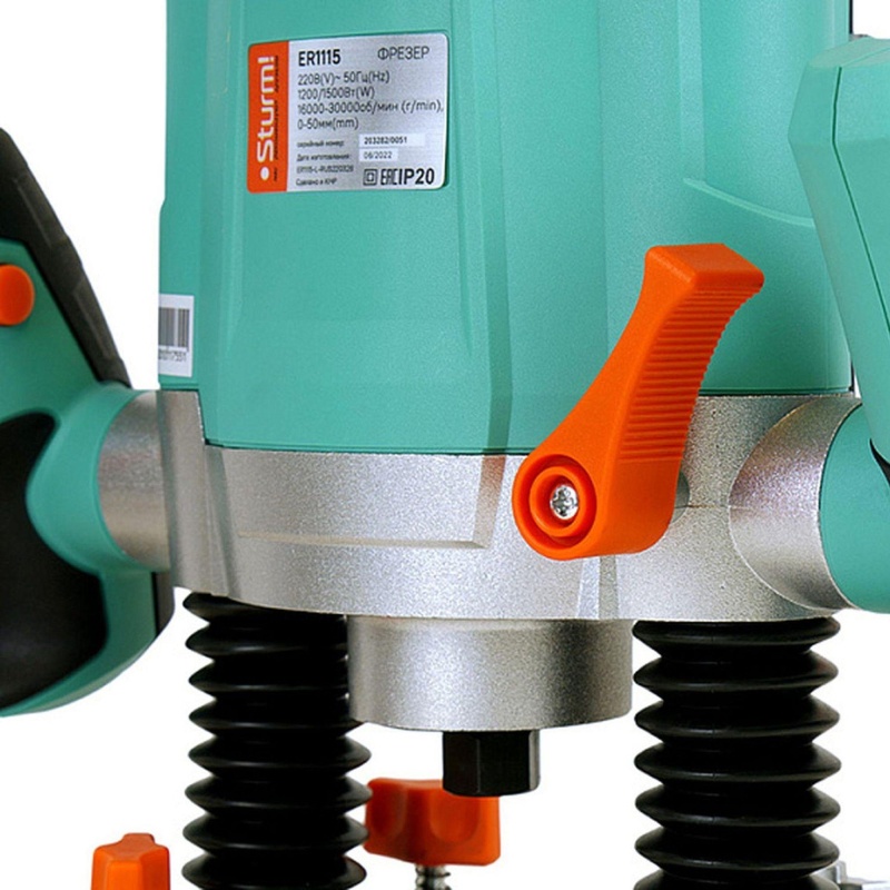 Фрезер Sturm!, 1500Вт,16000-30000об/мин, ЛИТАЯ ОПОРА (АЛЮМИНИЙ) ER1115