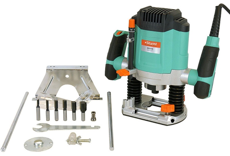 Фрезер Sturm!, 1500Вт,16000-30000об/мин, ЛИТАЯ ОПОРА (АЛЮМИНИЙ) ER1115
