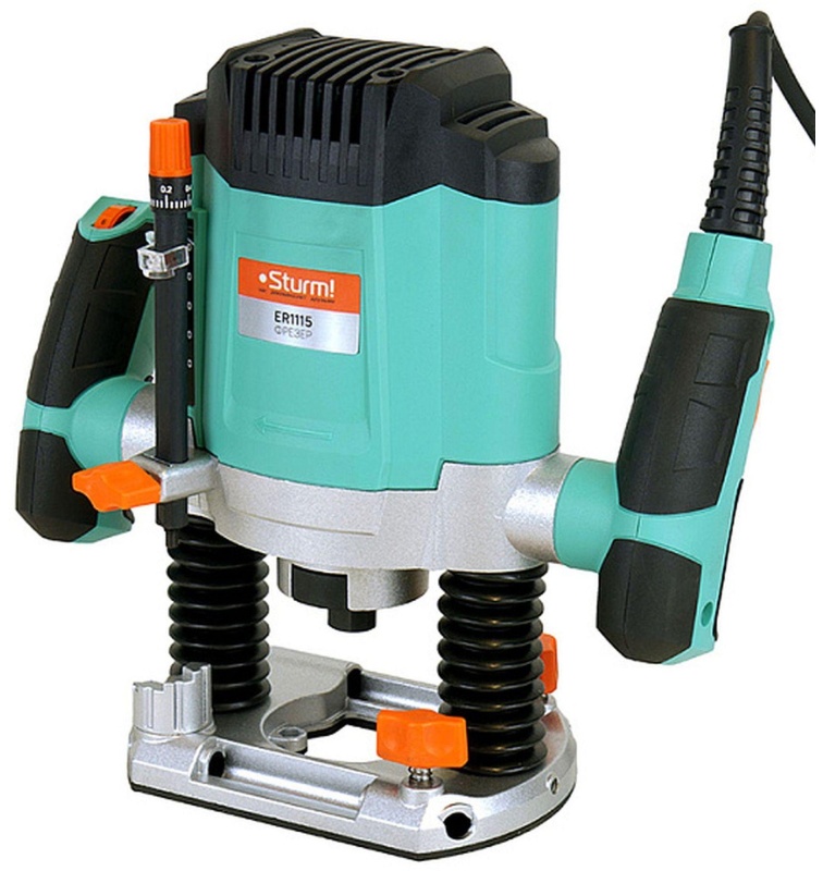 Фрезер Sturm!, 1500Вт,16000-30000об/мин, ЛИТАЯ ОПОРА (АЛЮМИНИЙ) ER1115