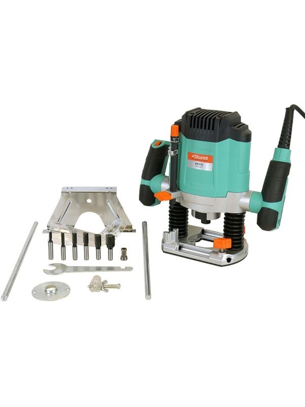 Фрезер Sturm!, 1500Вт,16000-30000об/мин, ЛИТАЯ ОПОРА (АЛЮМИНИЙ) ER1115
