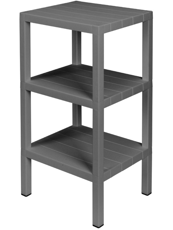 Этажерка BP_ прямоугольная Nature 384Х330Х725мм серый