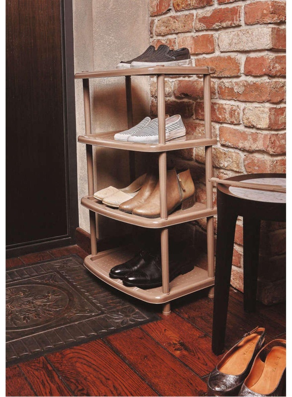 Этажерка BP_ лдля обуви ПАОЛА 3 полки 490Х310Х545мм коричневый