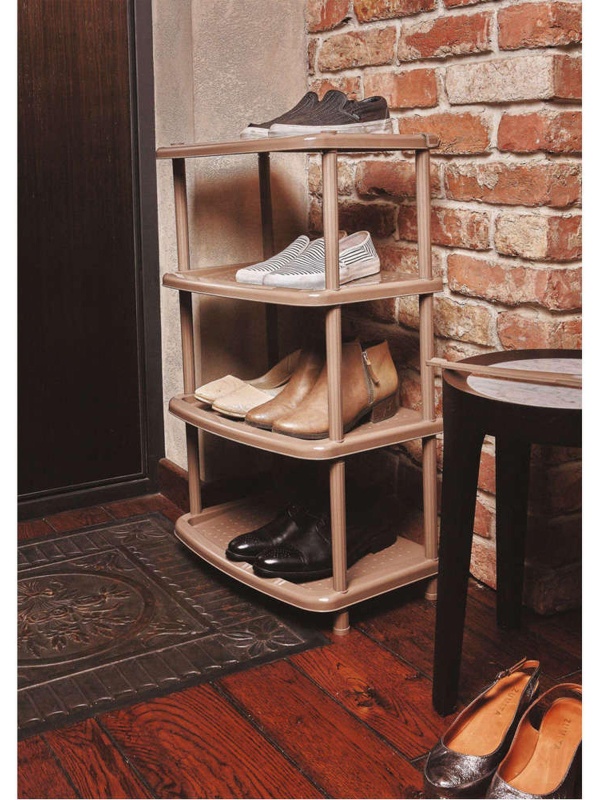 Этажерка BP_ лдля обуви ПАОЛА 3 полки 490Х310Х545мм коричневый