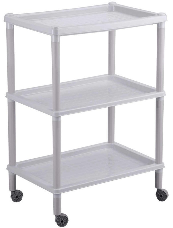 Этажерка BP_ ФЛАВИЯ 3 полки 420Х290Х610мм светло-серый