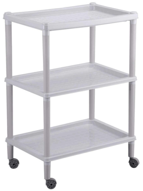 Этажерка BP_ ФЛАВИЯ 3 полки 420Х290Х610мм светло-серый