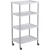 Этажерка BP_ ФЛАВИЯ 4 полки 420Х290Х810мм светло-серый