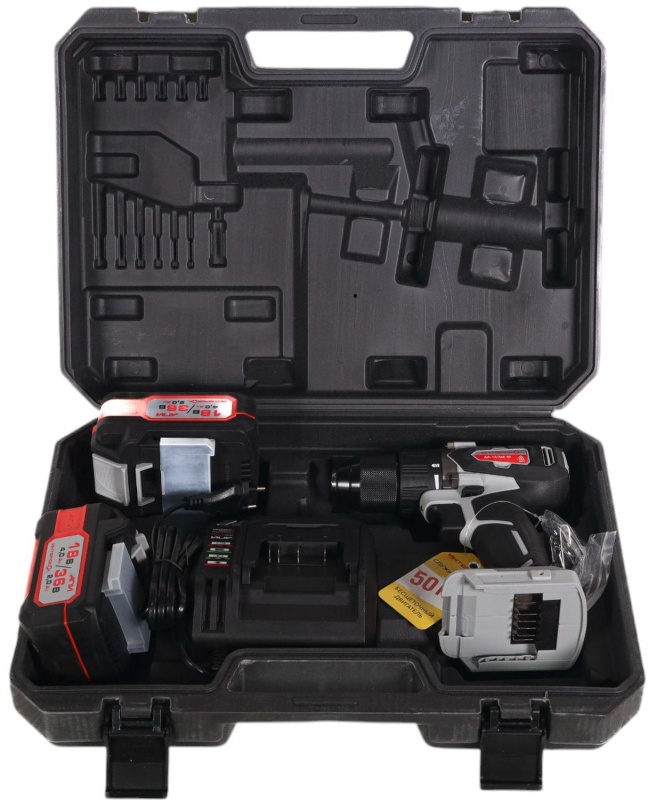 Дрель-шуруповерт ДА-13/36В 50  бесщеточная акк.(кейс,2 акк. 2,0Ач, ЗУ)