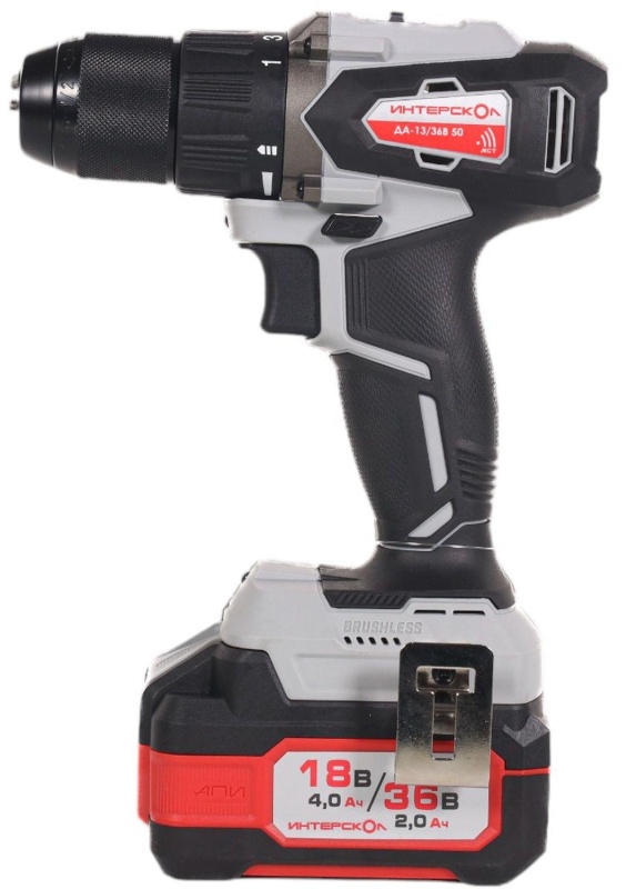 Дрель-шуруповерт ДА-13/36В 50  бесщеточная акк.(кейс,2 акк. 2,0Ач, ЗУ)