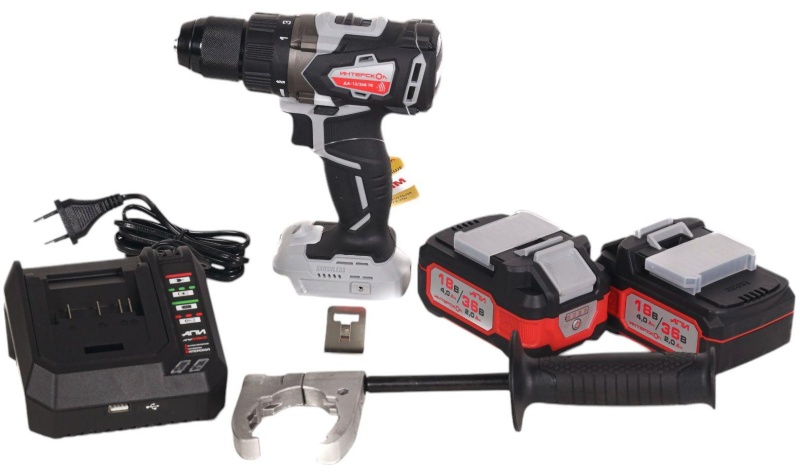 Дрель-шуруповерт ДА-13/36В 70  бесщеточная акк.(кейс,2акк.2,0Ач, ЗУ)