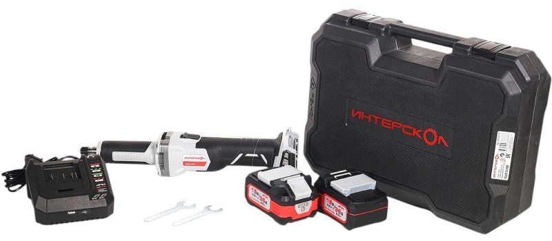 Шлифмашина прямая бесщеточная аккум. (кейс, 2 аккум. 2,0Ач, ЗУ)ПШМ-8/36В