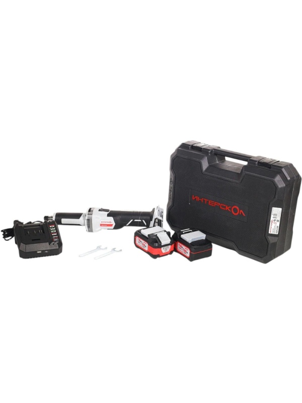 Шлифмашина прямая бесщеточная аккум. (кейс, 2 аккум. 2,0Ач, ЗУ)ПШМ-8/36В