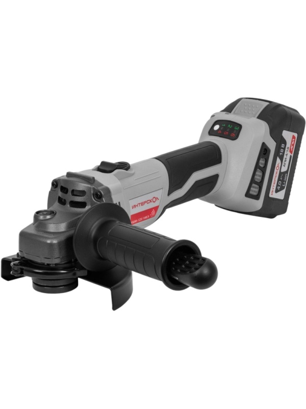 Шлифмашина угловая бесщеточная аккум.(кейс, 1 аккум. 4Ач, ЗУ)УШМ-125/18ВЭ