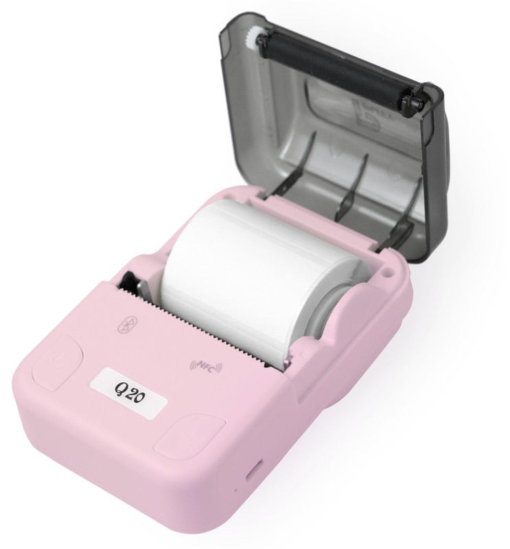 Этикет-принтер Puty Q20 переносной, розовый (Q20 pink)