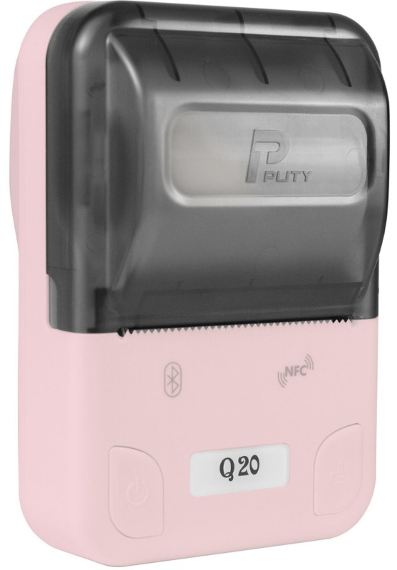 Этикет-принтер Puty Q20 переносной, розовый (Q20 pink)