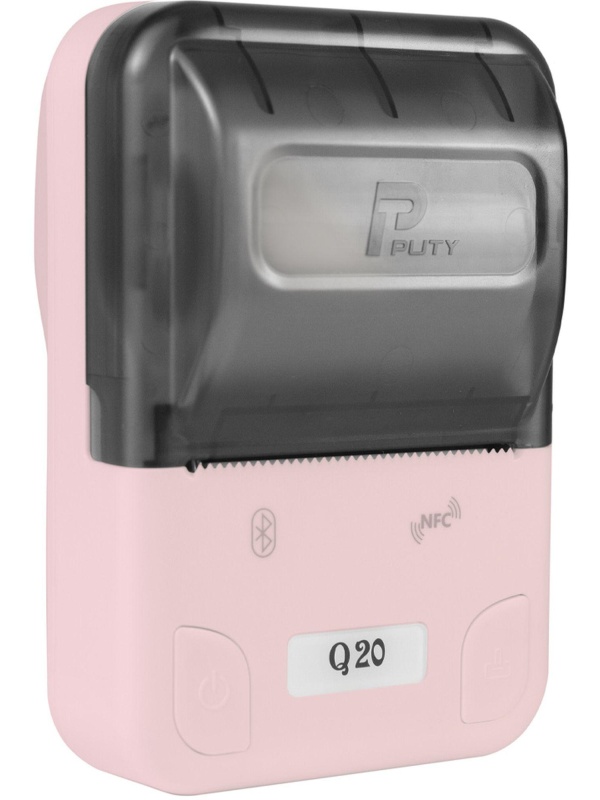 Этикет-принтер Puty Q20 переносной, розовый (Q20 pink)