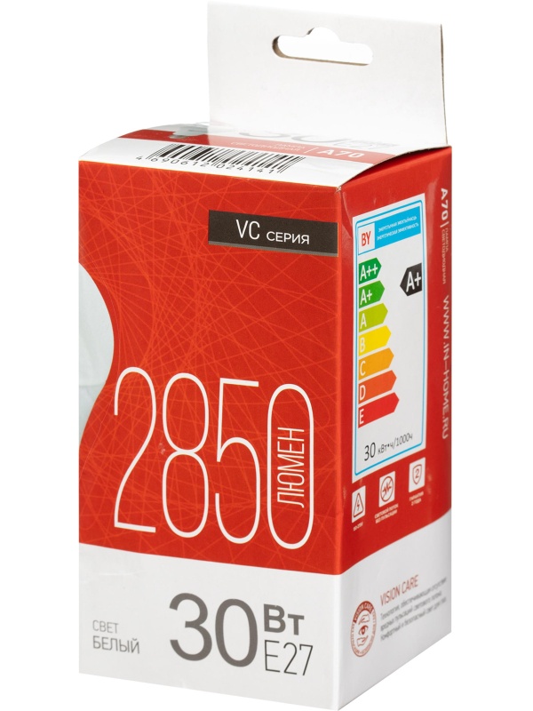 Лампа светодиодная LED-A70-VC 30Вт 230В Е27 4000К 2850Лм IN HOME