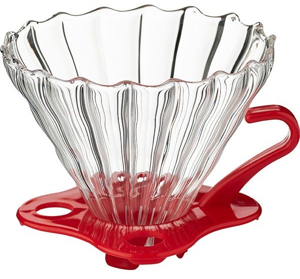 Стеклянный пуровер с держателем