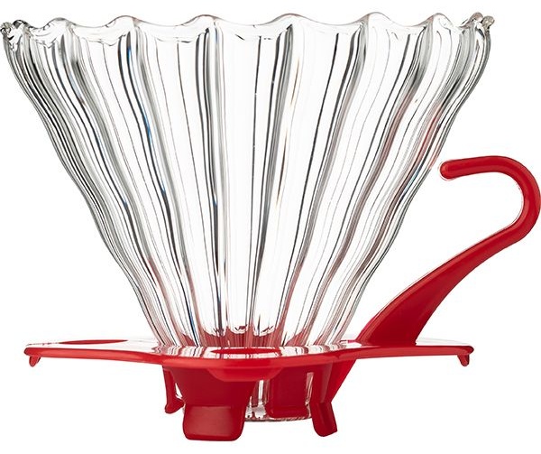 Стеклянный пуровер с держателем