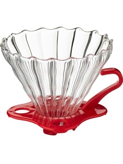 Стеклянный пуровер с держателем