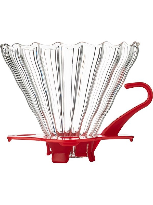 Стеклянный пуровер с держателем