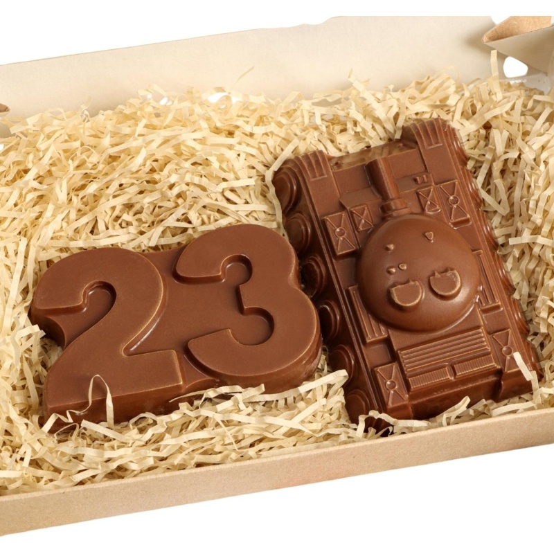 Набор подарочный Бельгийский шоколад, 2в1 '23февраля+Танк', 160г, 5864619