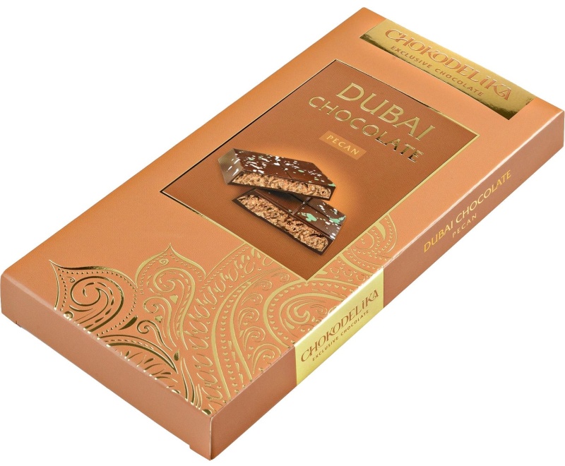 Шоколад молочный Dubai Pistachio с начинкой